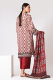 Khaadi A L ALA22306 Red Cambric Lawn 2022 Online Shopping