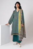 Khaadi A L ALA22307 Blue Cambric Lawn 2022 Online Shopping