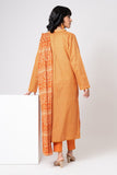 Khaadi A L ALA22342 Orange Cambric Lawn 2022 Online Shopping