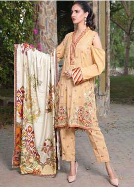 Amal by Motifz Embroidered Karandi Winter Collection Design 2407 Rusti Original Brand