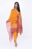 Khaadi AME22207 Yellow Eid Lawn Collection 2022 Online Shopping