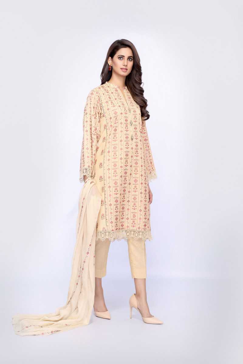 Bareeze Florence Pattern Ch2838 Beige Collection 2021