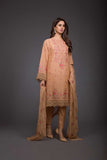 Bareeze Flax Flower Bnl663 Light Brown Collection 2021