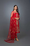 Bareeze Ornament Applique 2 Ch2914 Red Collection 2021