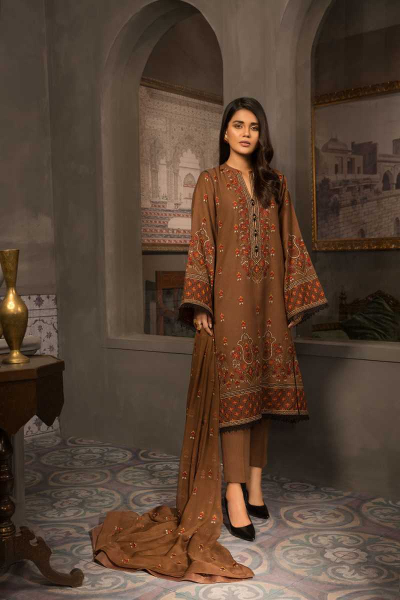 Bareeze Dhoop Kinary Ch3058 Brown Collection 2021