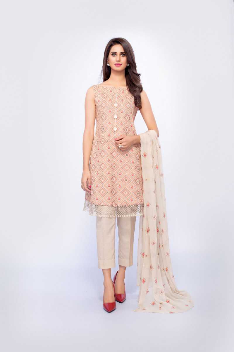 Bareeze Boho Village Bnl563 Beige Collection 2021