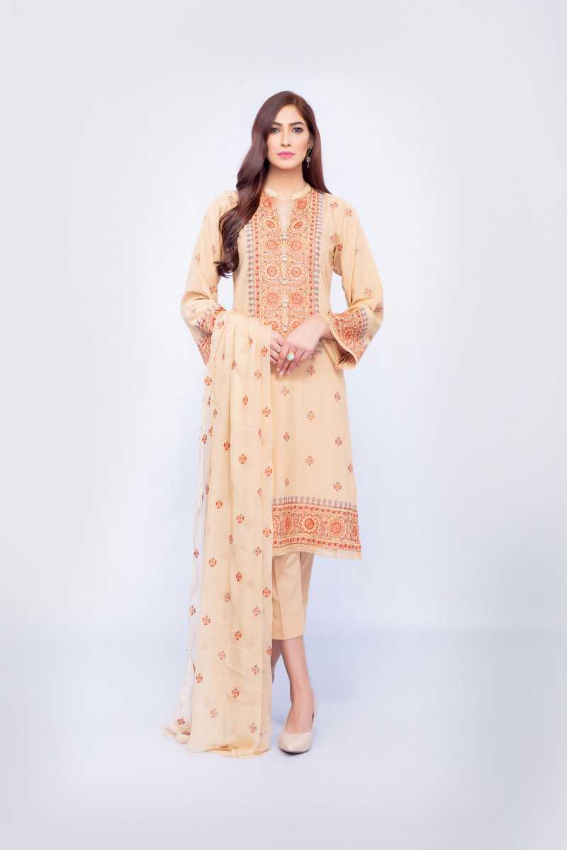 Bareeze Mansuri Bnl539 Light Brown Collection 2021