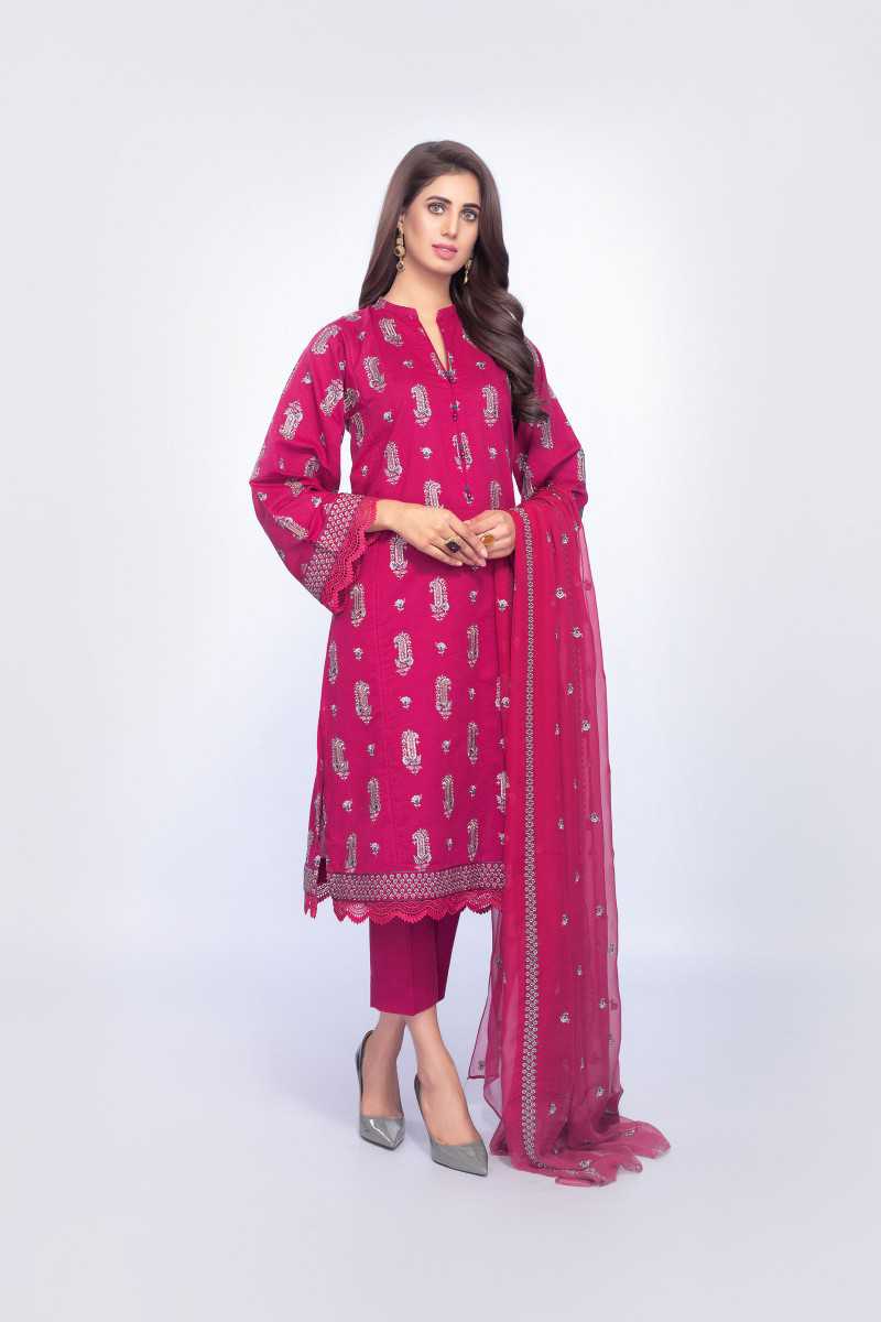 Bareeze Kashmiri Range Bnl543 Maroon Collection 2021