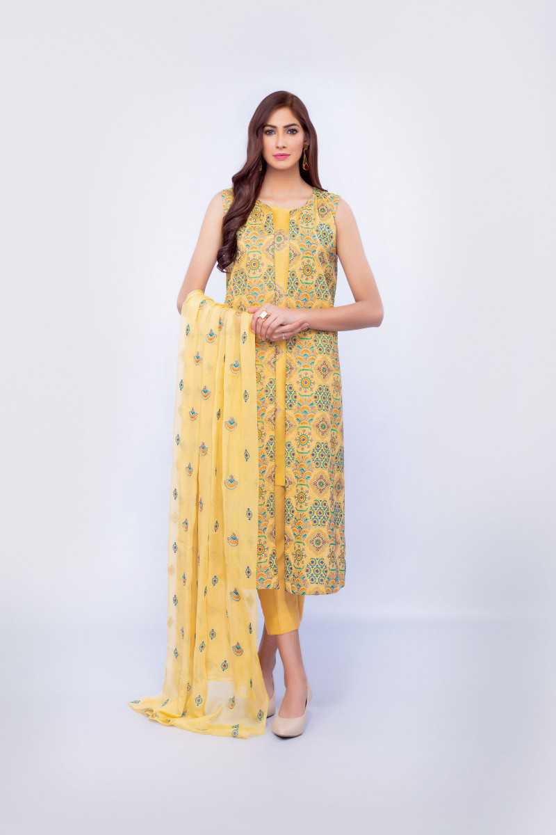 Bareeze Imperial Ch2853 Yellow Collection 2021