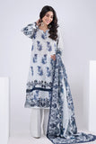 Khaadi ASl22201 White Eid Lawn Collection 2022 Online Shopping