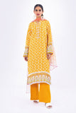 Khaadi A V AV22204 Yellow Cambric Lawn 2022 Online Shopping