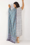 Khaadi A V AV22209 Blue Cambric Lawn 2022 Online Shopping