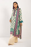 Khaadi A V AV22217 Green Cambric Lawn 2022 Online Shopping