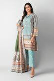 Khaadi B210217 Blue Summer Lawn 2021