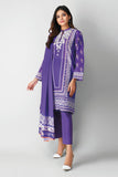 Khaadi B210219 Purple Summer Lawn 2021