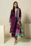 B22105 Maroon Khaadi Online Spring Summer 2022