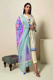 B22106 White Khaadi Online Spring Summer 2022