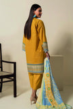 B22107 Yellow Khaadi Online Spring Summer 2022