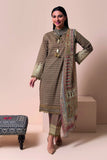 Khaadi B22112 Brown Summer Lawn 2022 Online Shopping