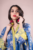 Khaadi B22117 Blue Summer Lawn 2022 Online Shopping