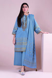 Khaadi B22121 Blue Summer Lawn 2022 Online Shopping