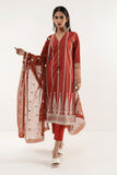 Khaadi BCA22208 Orange Eid Lawn Collection 2022 Online Shopping