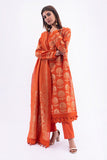 Khaadi BCO22212 Orange Eid Lawn Collection 2022 Online Shopping