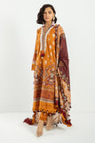 Khaadi BCO22215 Rust Eid Lawn Collection 2022 Online Shopping