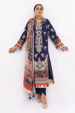 Khaadi BCO22217 Blue Eid Lawn Collection 2022 Online Shopping
