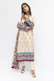 Khaadi BCO22219 Off White Eid Lawn Collection 2022 Online Shopping