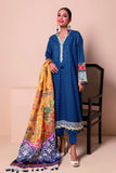 Bcv22101 Blue Khaadi Online Spring Summer 2022