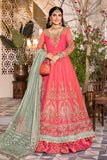 Maria B Salmon Pink and Feroza (BD-2402) Heritage Eid Collection 2022 Online Shopping