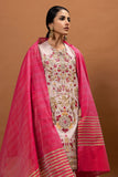 Khaadi Fabrics 3 Piece Suit, BEIGE Festive Pret Formals Online Shopping