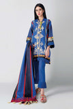 Khaadi Bk20402 Blue Winter Collection 2020