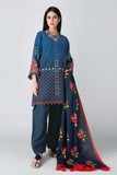 Khaadi Bk20405 Blue Winter Collection 2020