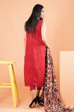 Bla22201 Red Khaadi Summer Collection 2022 Online Shopping