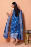 Bla22209 Blue Khaadi Summer Collection 2022 Online Shopping