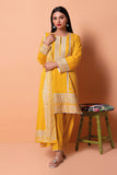 Bla22209 Yellow Khaadi Summer Collection 2022 Online Shopping