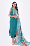 Khaadi BLA22213 Green Eid Lawn Collection 2022 Online Shopping