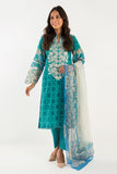 Khaadi BLA22219 Green Eid Lawn Collection 2022 Online Shopping