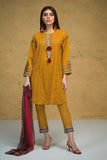 Khaadi BLA22241 Yellow Eid Lawn Collection 2022 Online Shopping