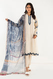 Khaadi BLA22245 Beige Eid Lawn Collection 2022 Online Shopping