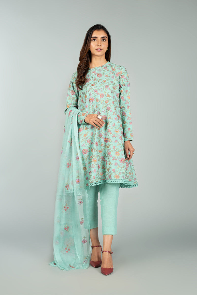 Bnl1523 Green Bareeze Winter Karandi 2021