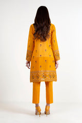 Bareeze BNl1579 Orange Summer Embroidered Lawn 2022 Online Shopping