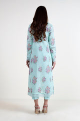 Bareeze BNl1583 Light Blue Summer Embroidered Lawn 2022 Online Shopping