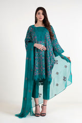 Bareeze BNl1587 Green Summer Embroidered Lawn 2022 Online Shopping