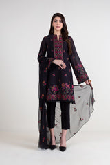 Bareeze BNl1588 Black Summer Embroidered Lawn 2022 Online Shopping