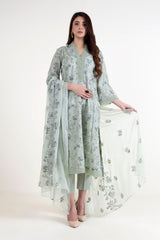 Bareeze BNl1600 Light Green Summer Embroidered Lawn 2022 Online Shopping