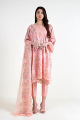 Bareeze BNl1602 Light Pink Summer Embroidered Lawn 2022 Online Shopping