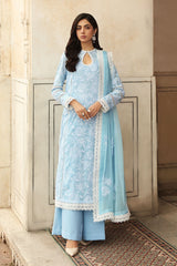 Bareeze BNl1613 Sky Blue Summer Embroidered Lawn 2022 Online Shopping